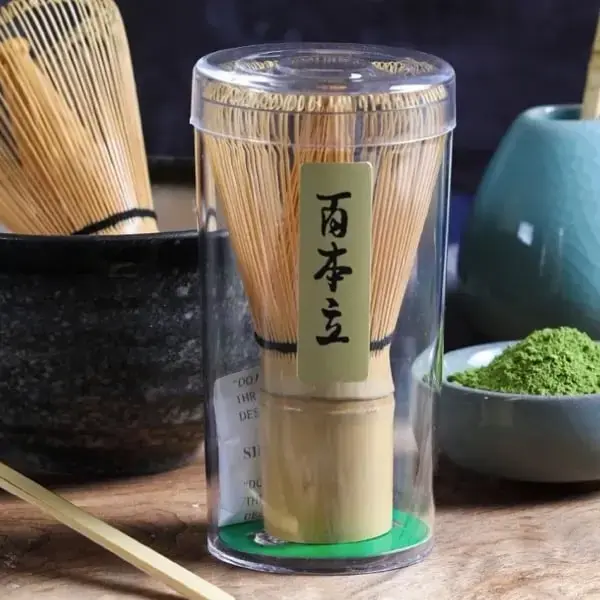 แปรงไม้ไผ่สำหรับชงชาเขียวมัทฉะ