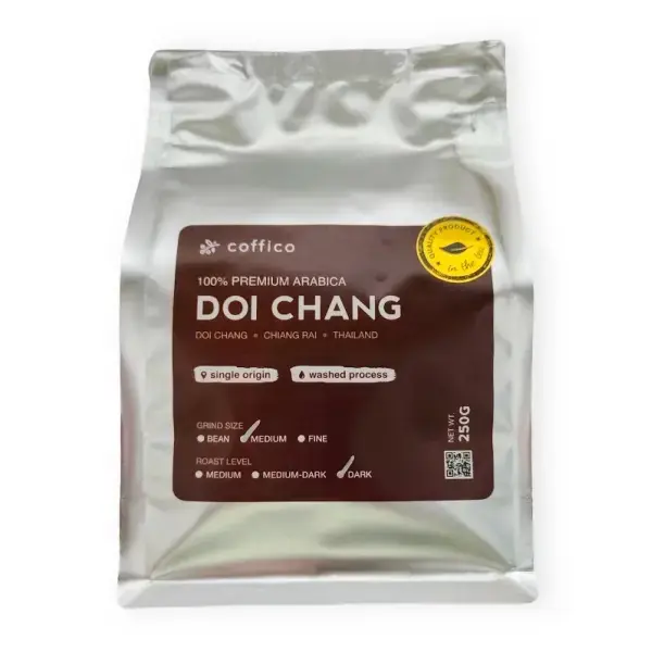 Coffico เมล็ดกาแฟคั่วดอยช้าง 250 กรัม