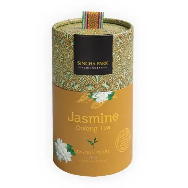 สิงห์ปาร์คเชียงราย อู่หลงมะลิ แบบใบ 100 กรัม (กระป๋อง)